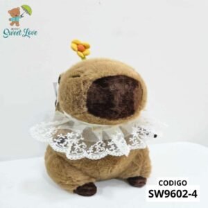 capibara girasol en su cabeza gira  65CM - RELLENO