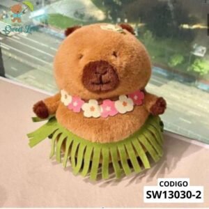OFERTA CAPIBARA VESTIDO DE HAWAIIYANO 40CM FUNDA