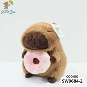 capibara con accesorios de rosquilla 28CM - RELLENO