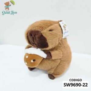 OFERTA CAPIBARA CON ACCESORIOS DE VASO DE TE 28CM FUNDA