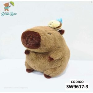 capibara de abeja en su cabeza 53cm - RELLENO