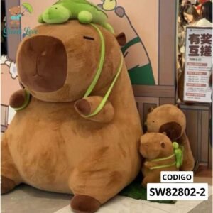 capibara con de mochila de tortuga 30cm - RELLENO