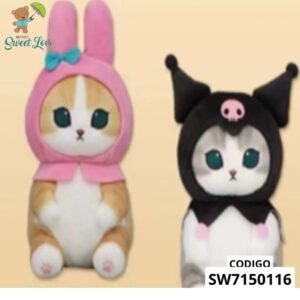 gato kawaii disfrazados 30cm - RELLENO