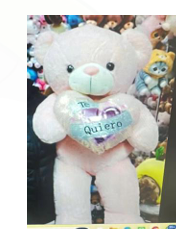 OSO CORAZON TE AMO LATEX 115CM