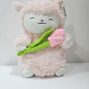 OVEJA TULIPAN ROSADO FUNDA 40CM APROX