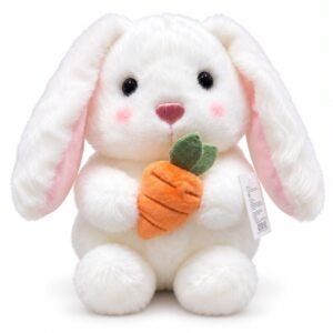 CONEJO CACHETON CON ZANAHORIA 22CM